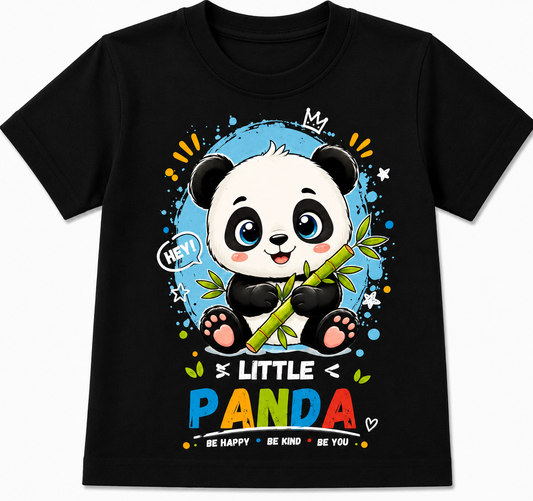 Baby Panda | Kids 180 GSM Premium Cotton T-Shirt