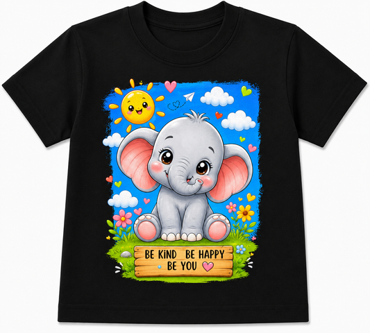 Baby Elephant | Kids 180 GSM Premium Cotton T-Shirt