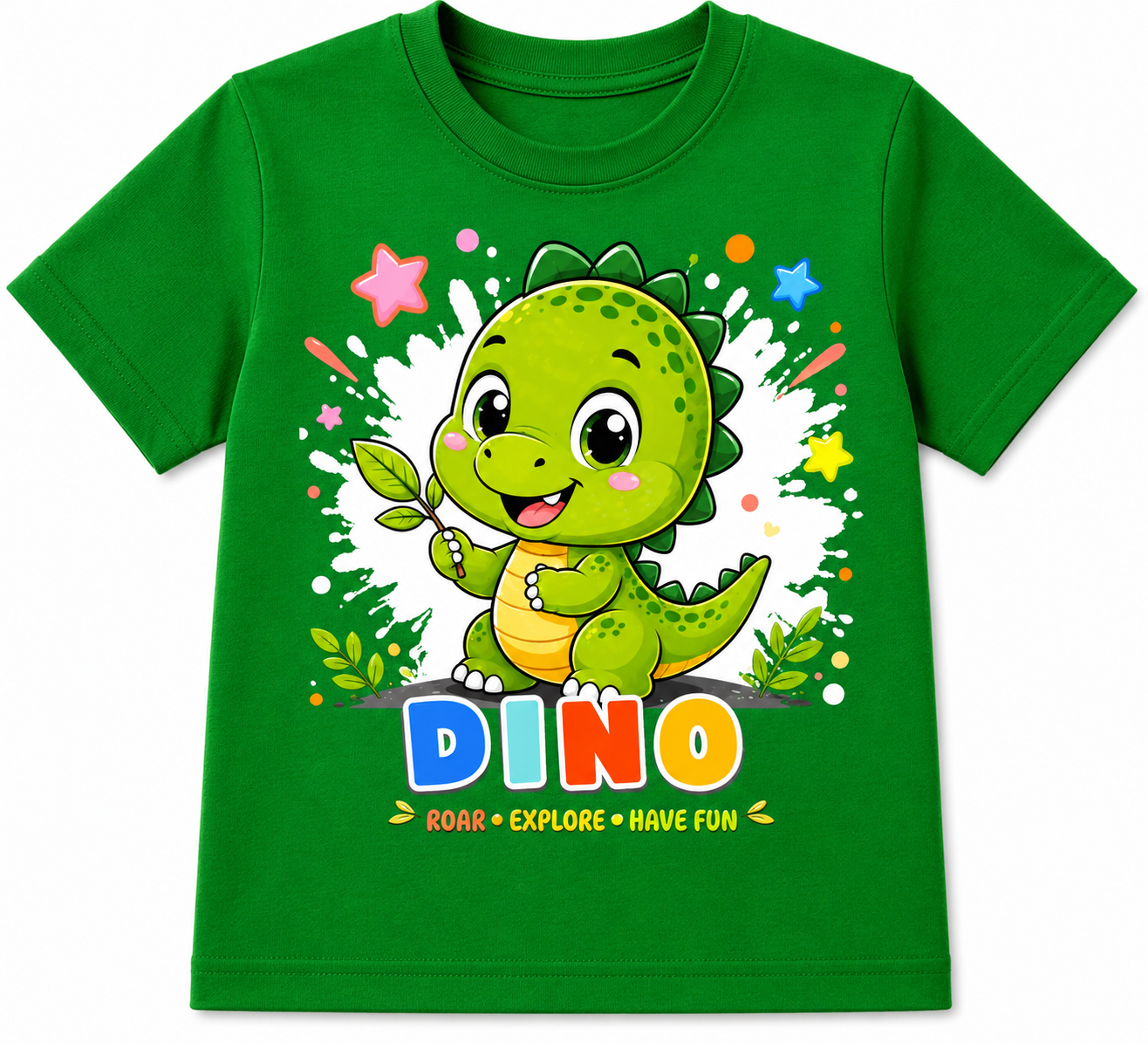Baby Dino | Kids 180 GSM Premium Cotton T-Shirt