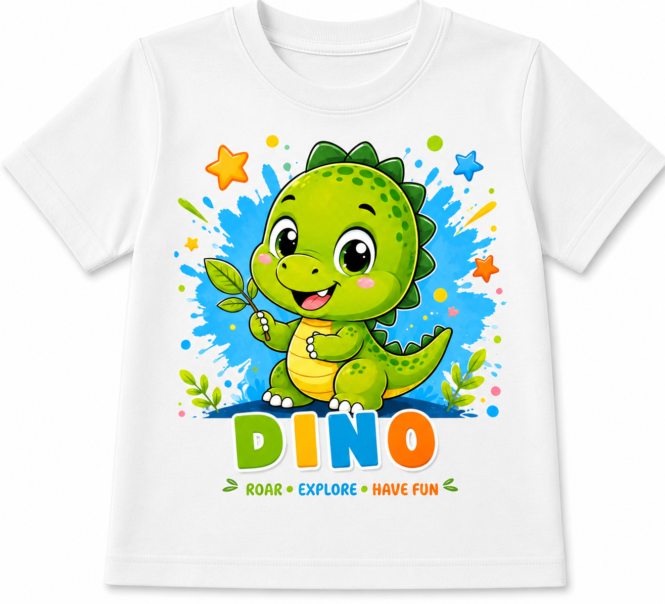 Baby Dino | Kids 180 GSM Premium Cotton T-Shirt