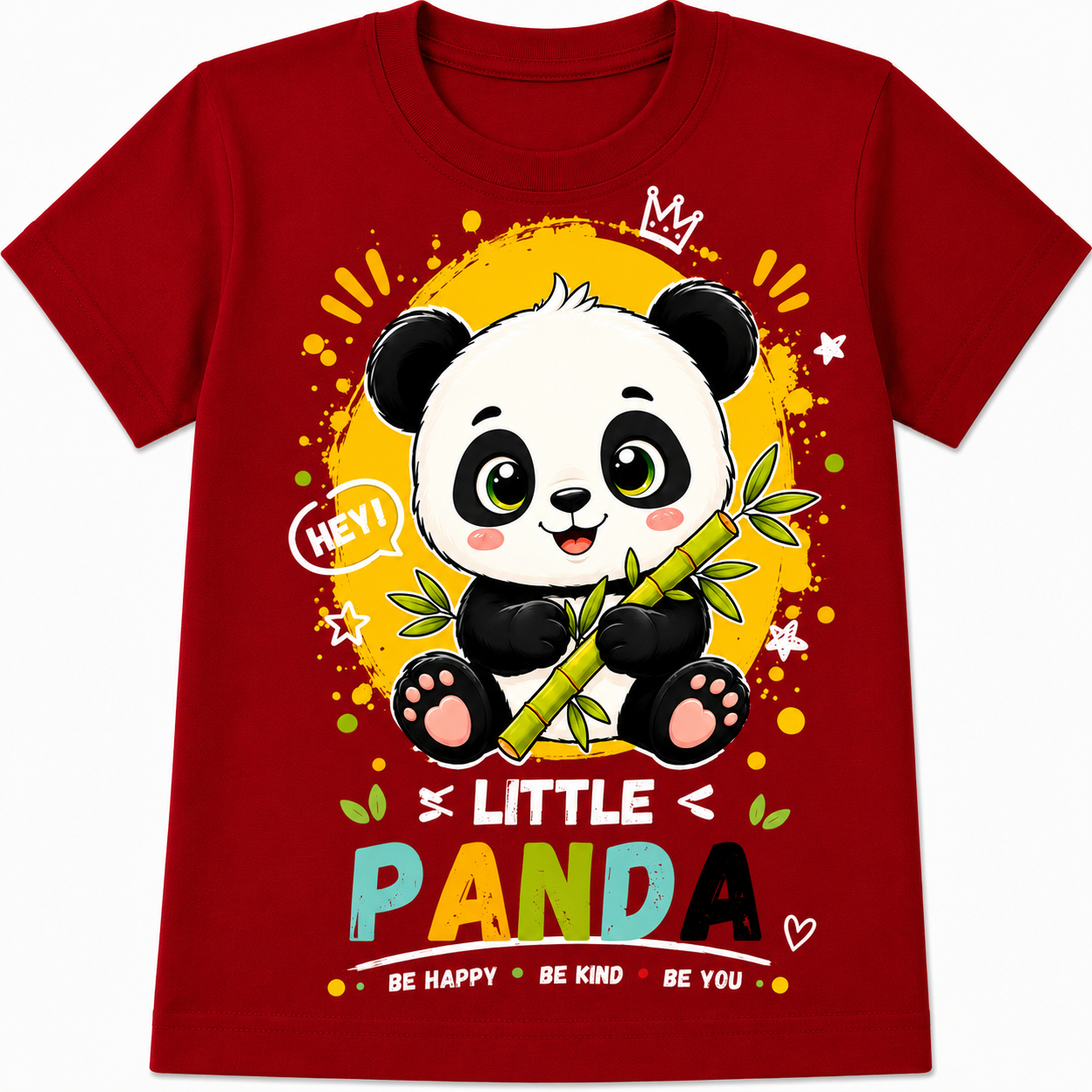 Baby Panda | Kids 180 GSM Premium Cotton T-Shirt
