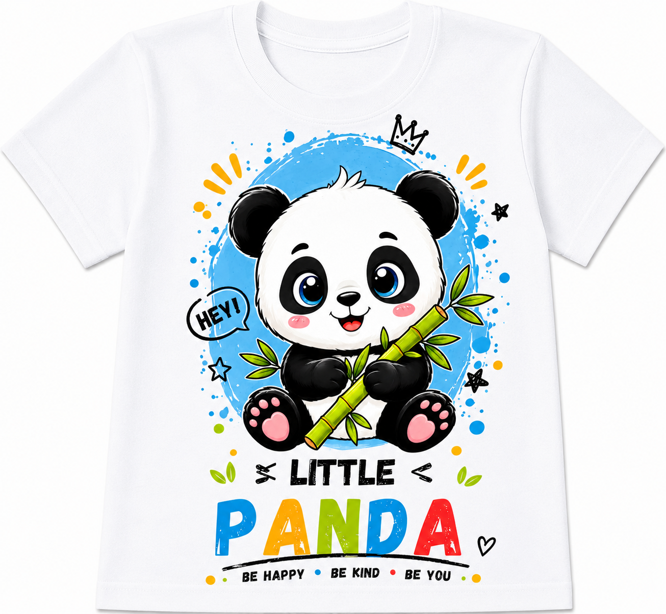 Baby Panda | Kids 180 GSM Premium Cotton T-Shirt