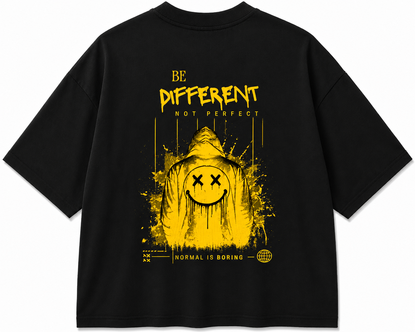 Be Different | Unisex Oversized 240 GSM French Terry T-Shirt