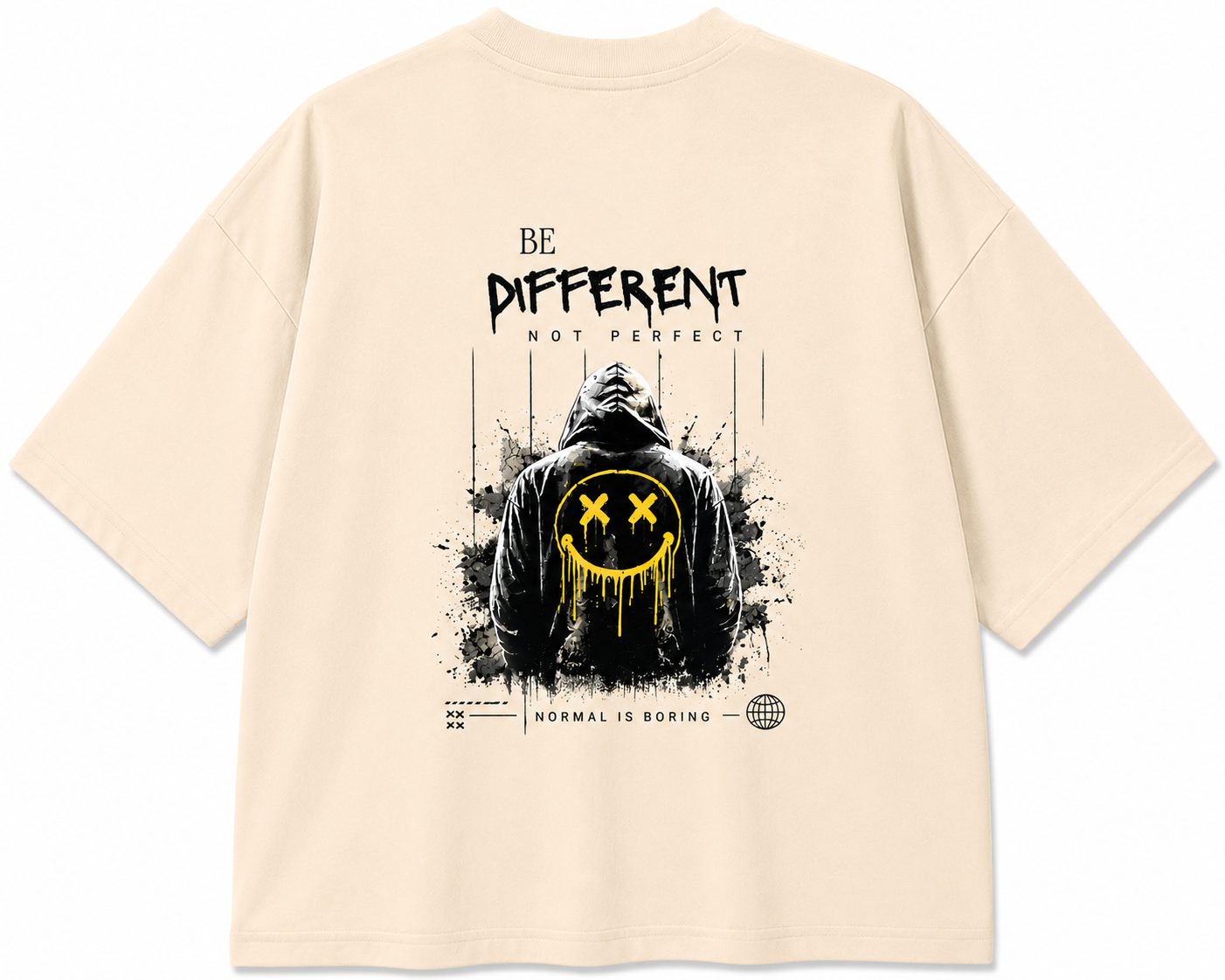 Be Different | Unisex Oversized 240 GSM French Terry T-Shirt