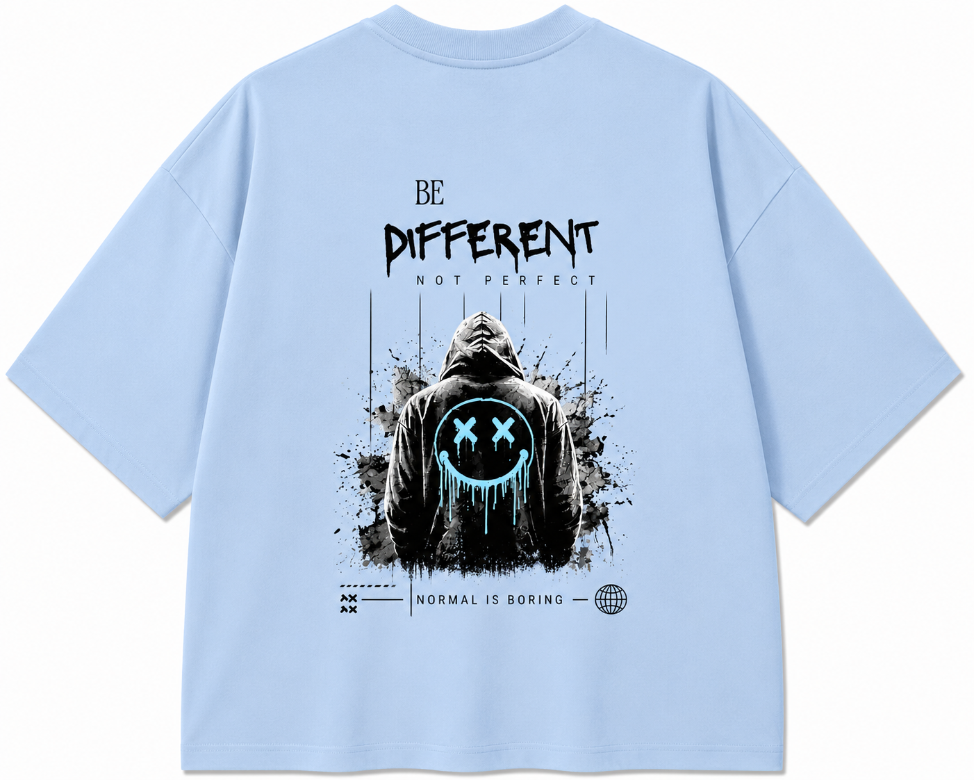 Be Different | Unisex Oversized 240 GSM French Terry T-Shirt