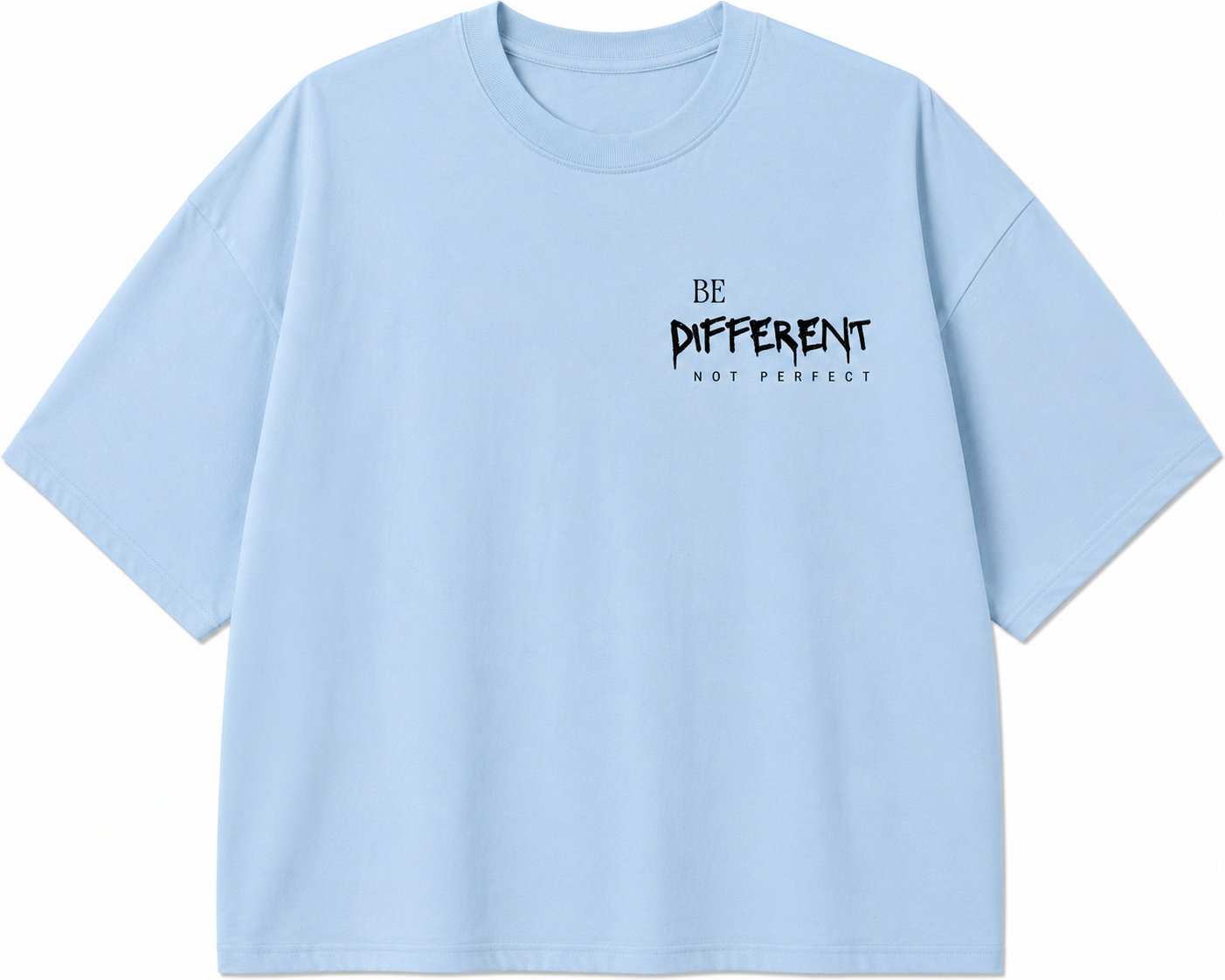 Be Different | Unisex Oversized 240 GSM French Terry T-Shirt