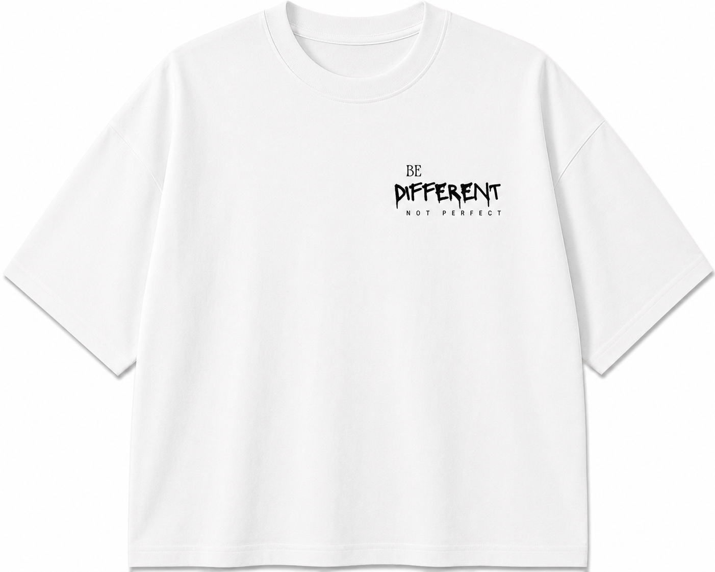 Be Different | Unisex Oversized 240 GSM French Terry T-Shirt