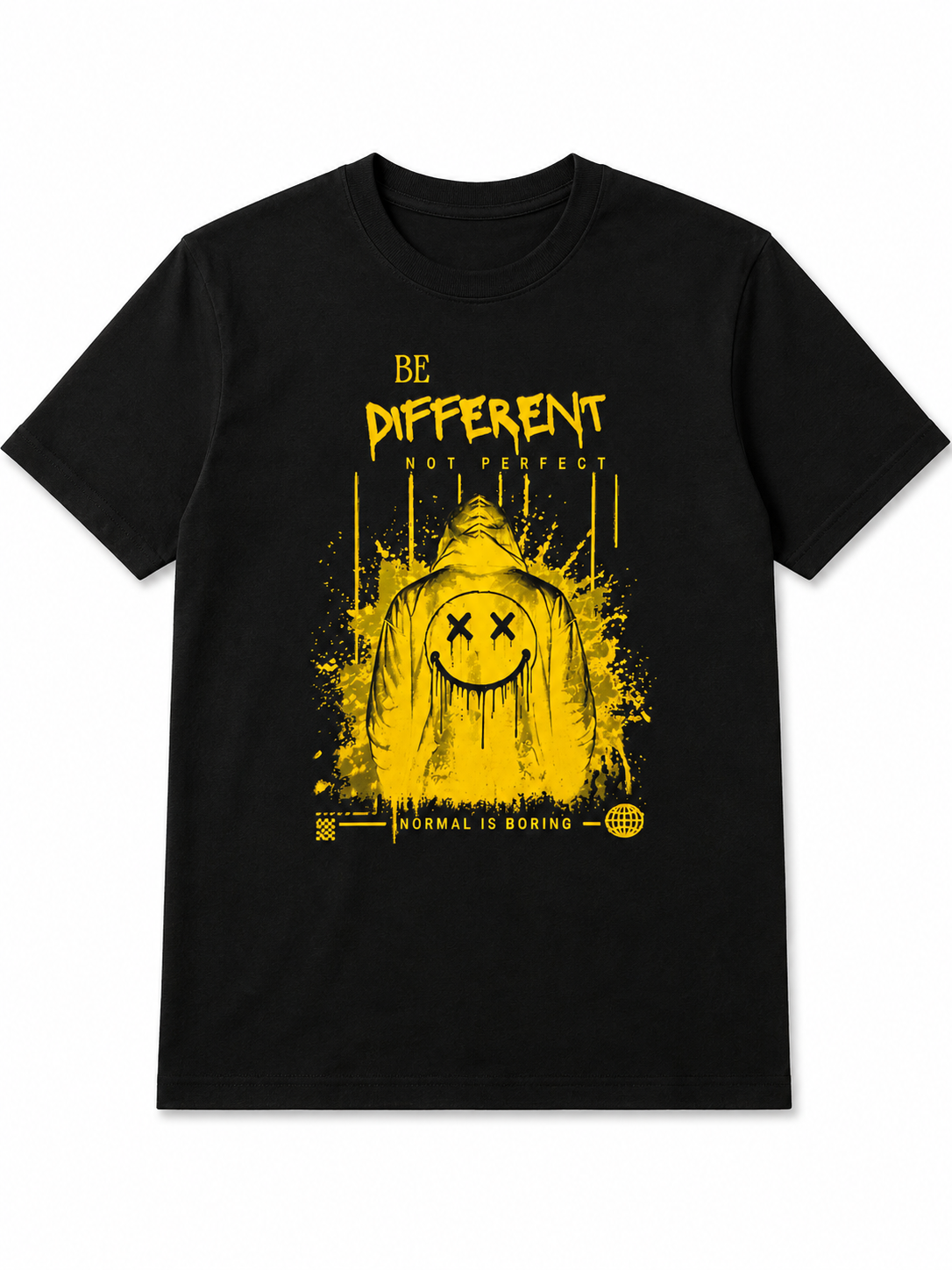 Be Different | Men's Premium 180-GSM Regular Fit Cotton T-Shirt