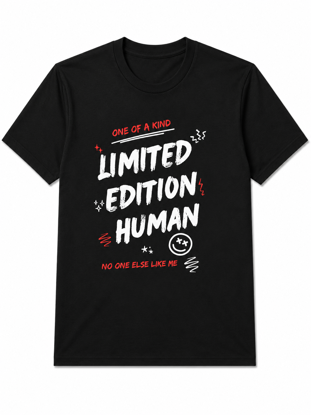 Limited Edition Human | Men's Premium 180-GSM Regular Fit Cotton T-Shirt