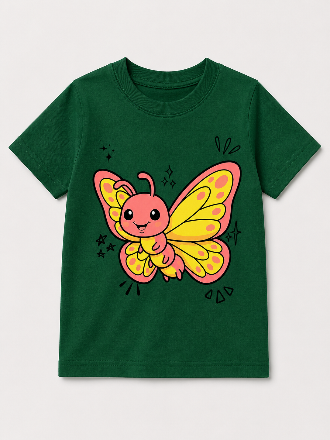 Butterfly | Kids 180 GSM Premium Cotton T-Shirt