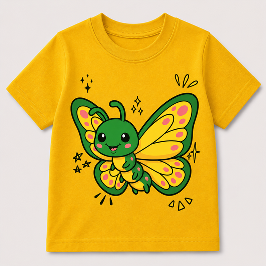 Butterfly | Kids 180 GSM Premium Cotton T-Shirt