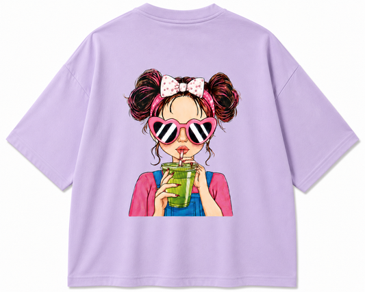 Fashion Girl | Unisex Oversized 240 GSM French Terry T-Shirt