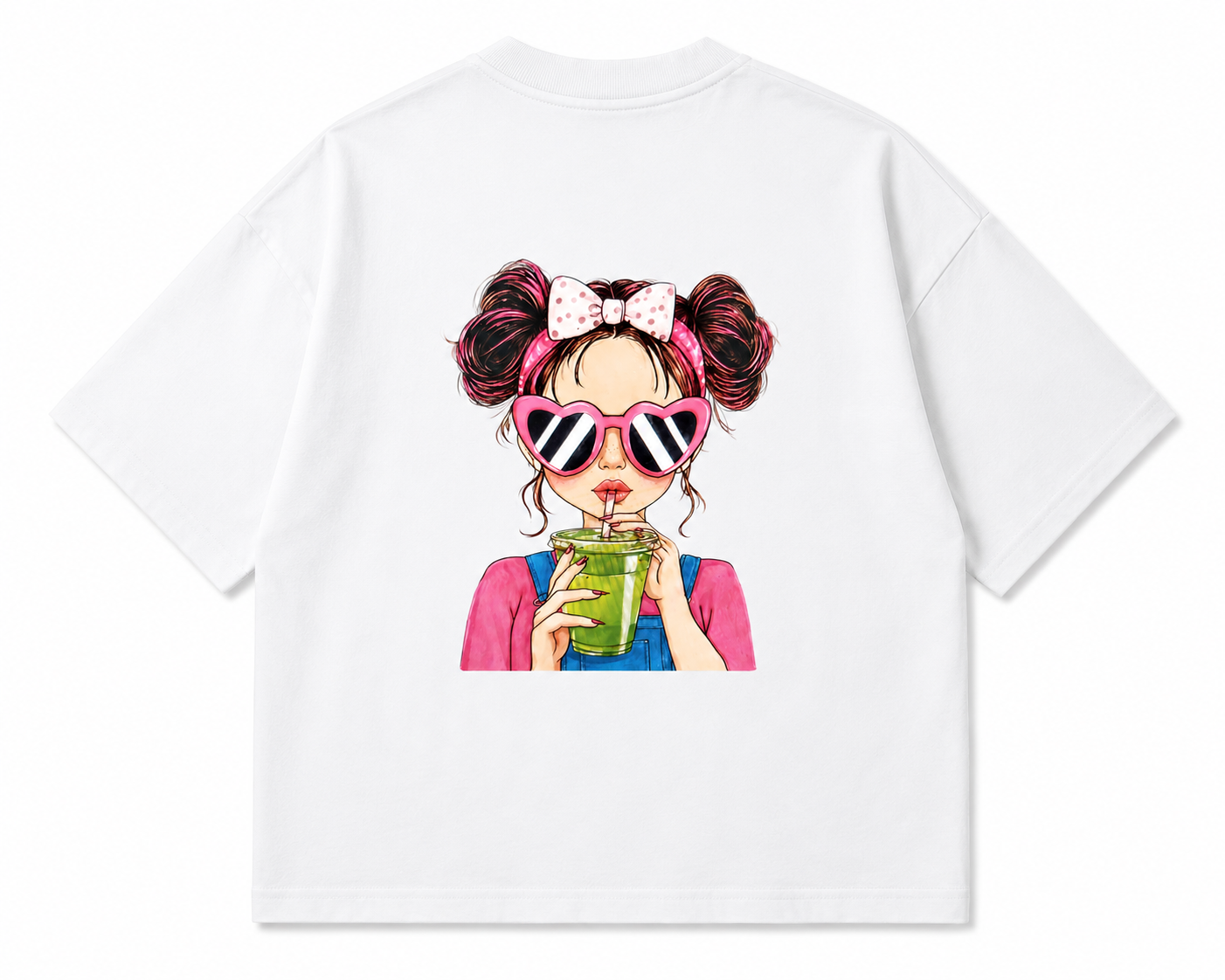 Fashion Girl | Unisex Oversized 240 GSM French Terry T-Shirt