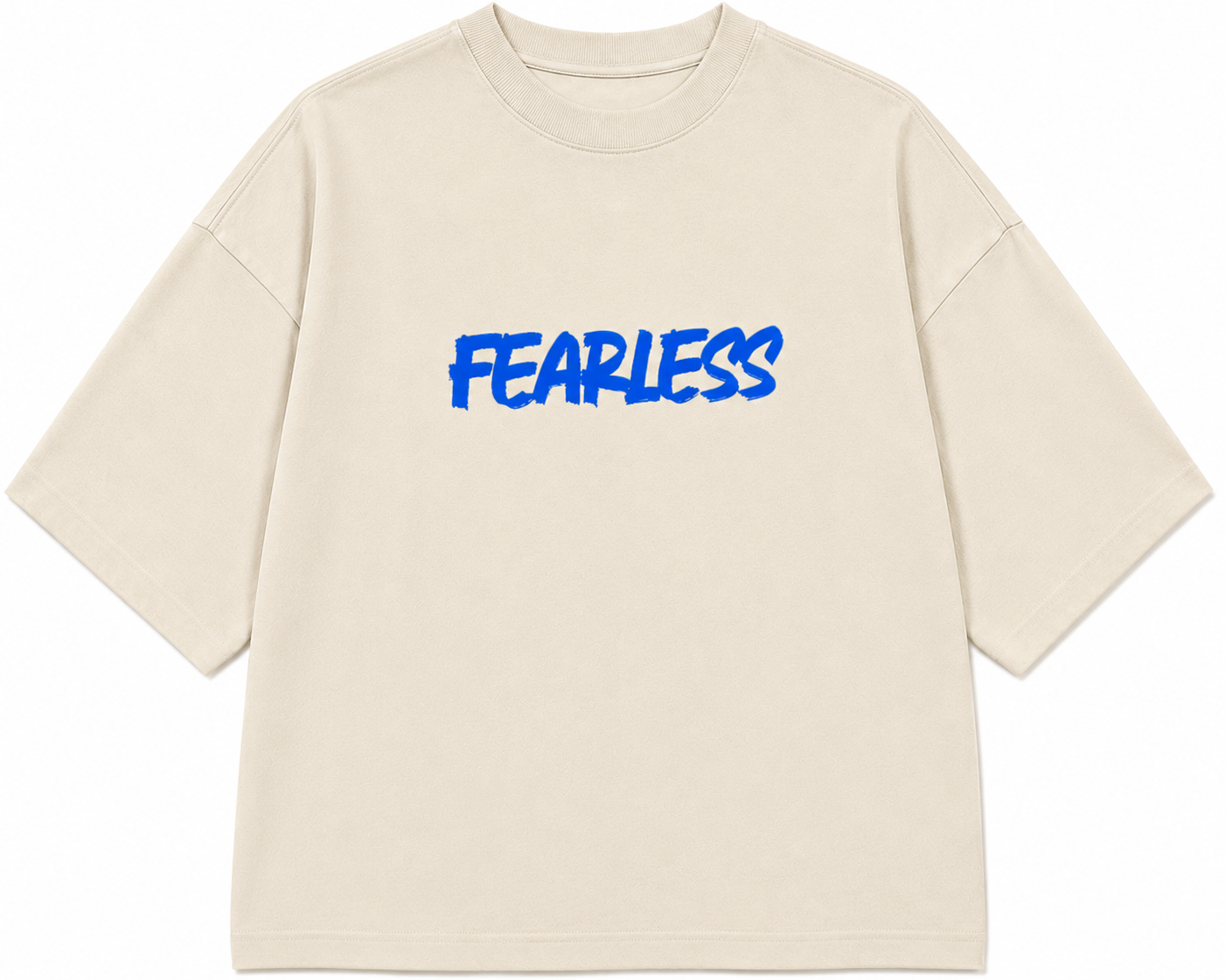 Fearless Girl | Unisex Oversized 240 GSM French Terry T-Shirt