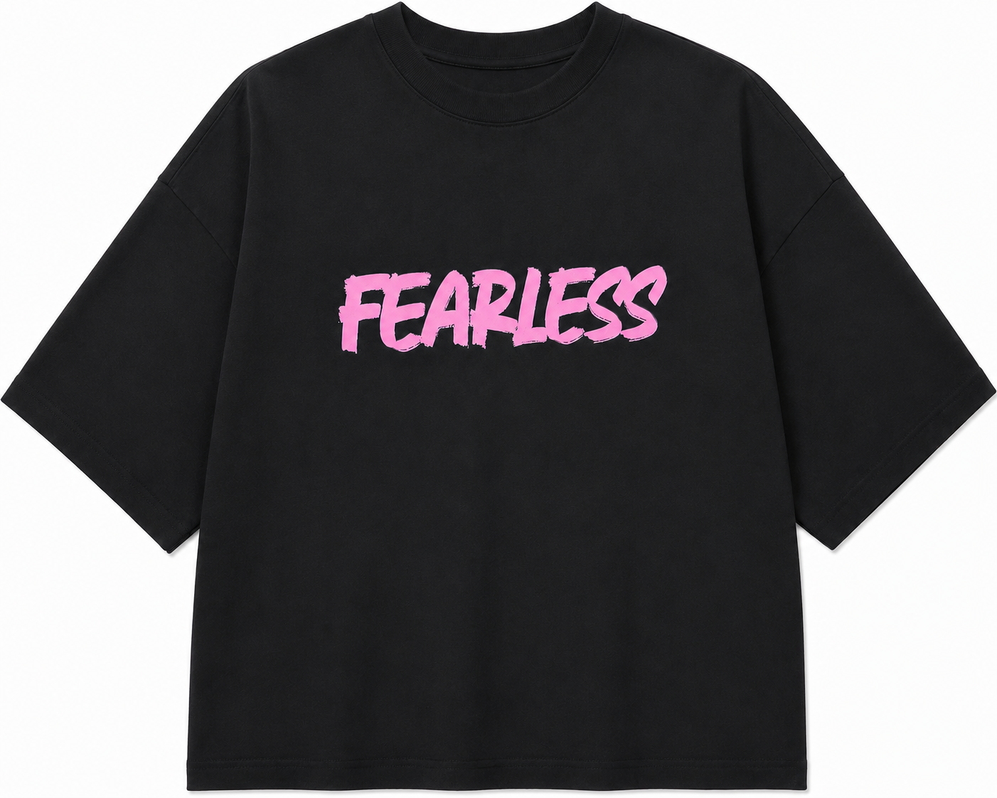 Fearless Girl | Unisex Oversized 240 GSM French Terry T-Shirt