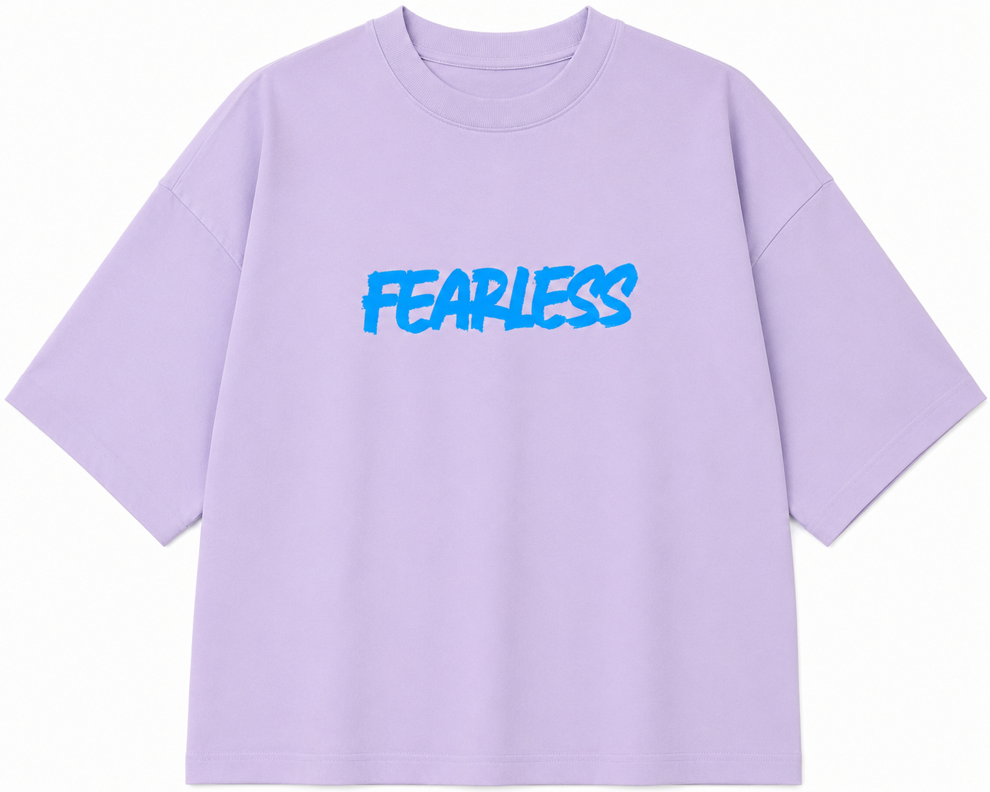 Fearless Girl | Unisex Oversized 240 GSM French Terry T-Shirt