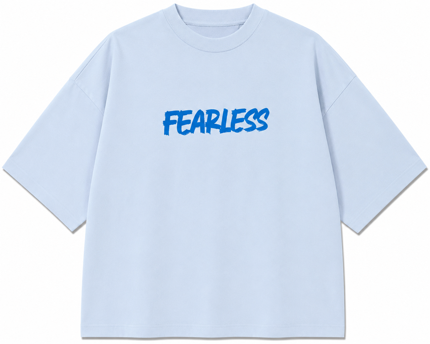 Fearless Girl | Unisex Oversized 240 GSM French Terry T-Shirt