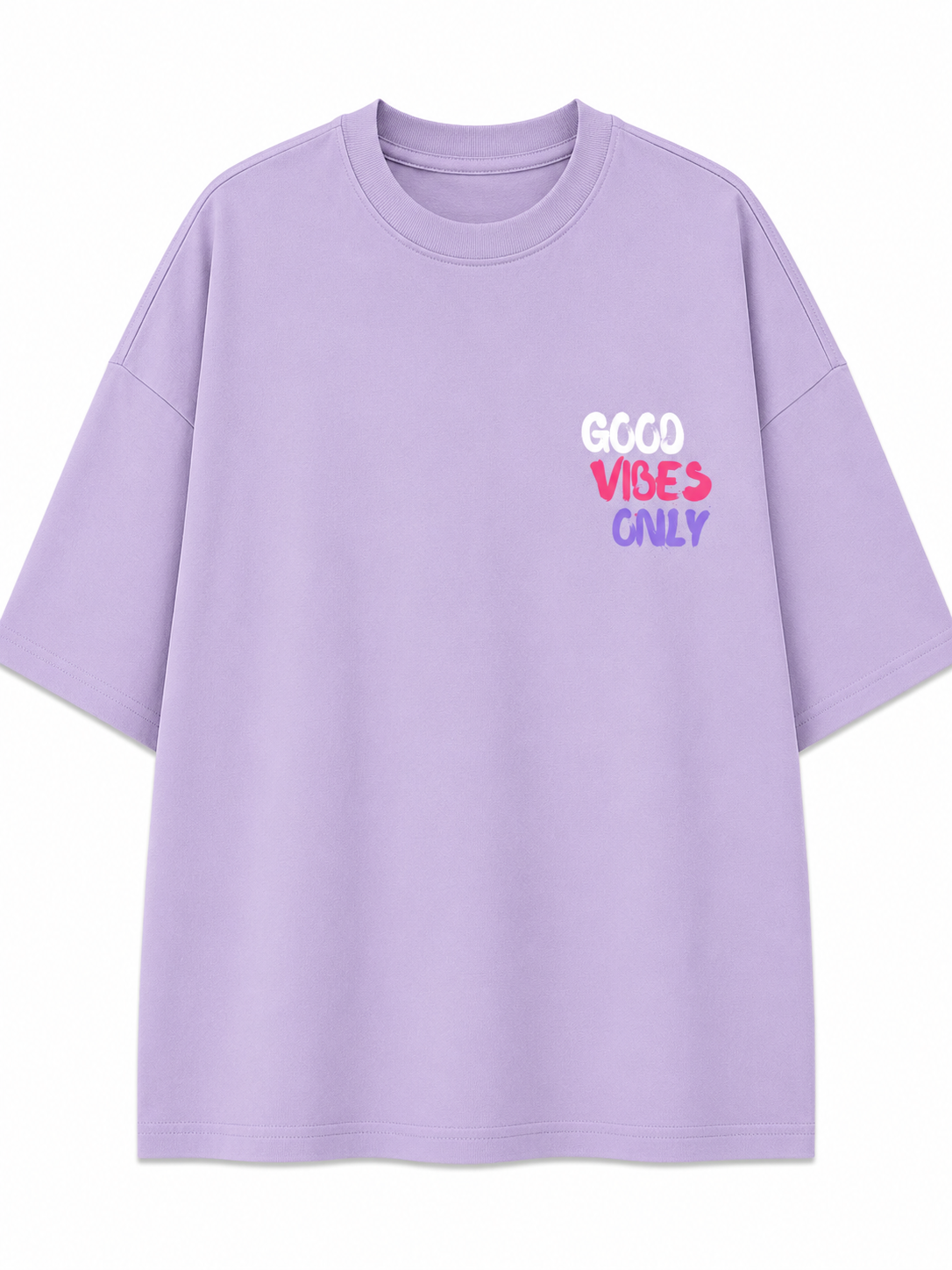 Good Vibes Only | Unisex Oversized 240 GSM French Terry T-Shirt