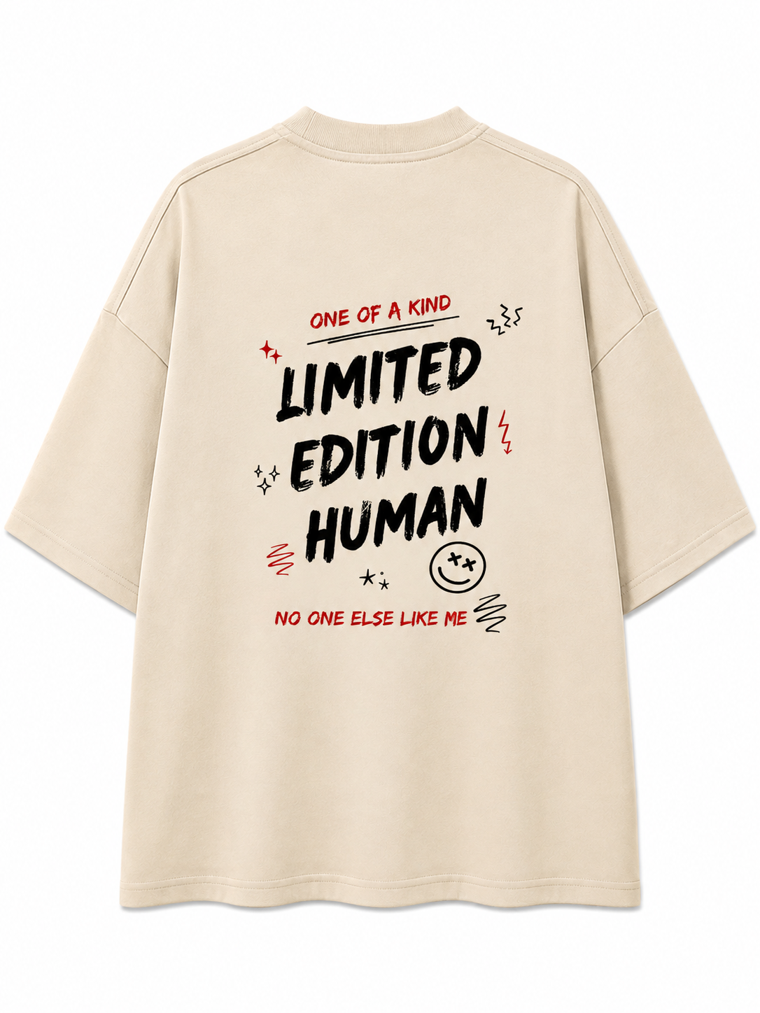Limited Edition Human | Unisex Oversized 240 GSM French Terry T-Shirt
