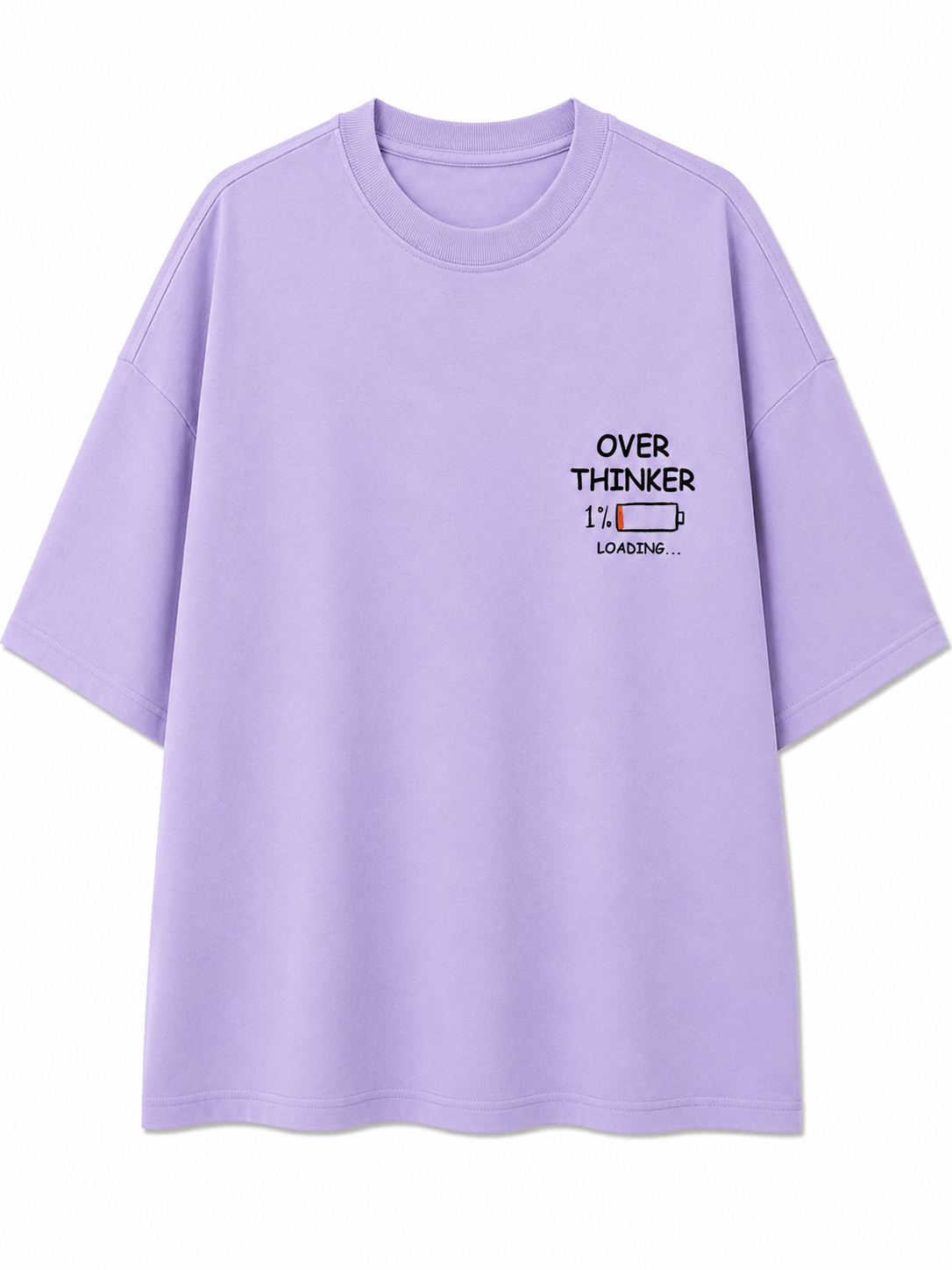 Professionally Overthinking | Unisex Oversized 240 GSM French Terry T-Shirt