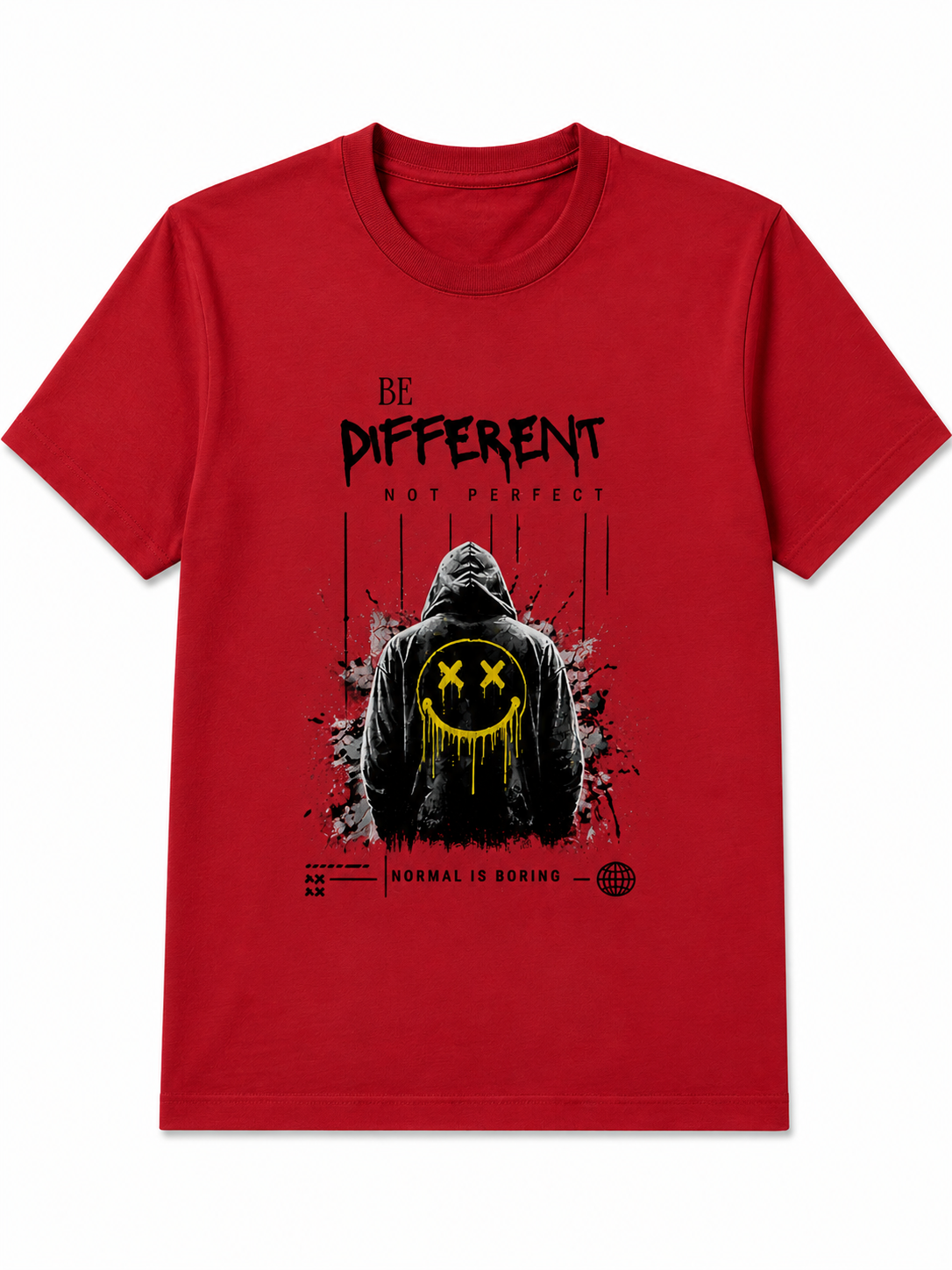 Be Different | Men's Premium 180-GSM Regular Fit Cotton T-Shirt