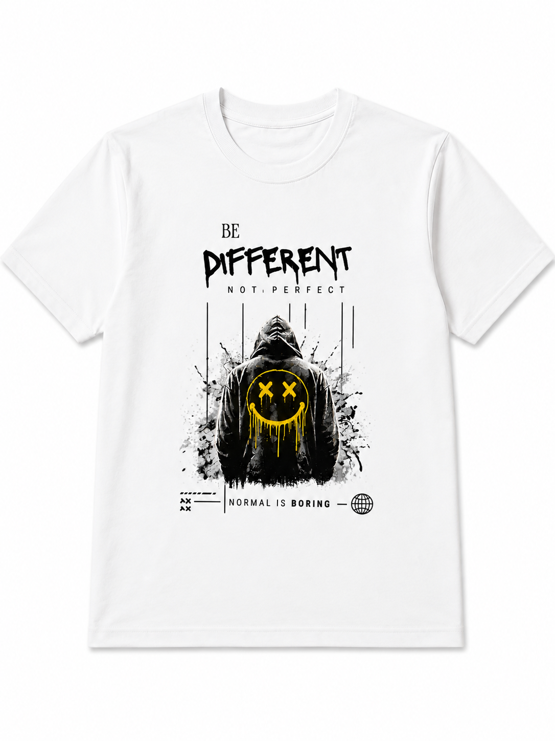 Be Different | Men's Premium 180-GSM Regular Fit Cotton T-Shirt
