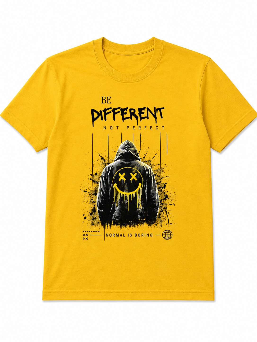 Be Different | Men's Premium 180-GSM Regular Fit Cotton T-Shirt