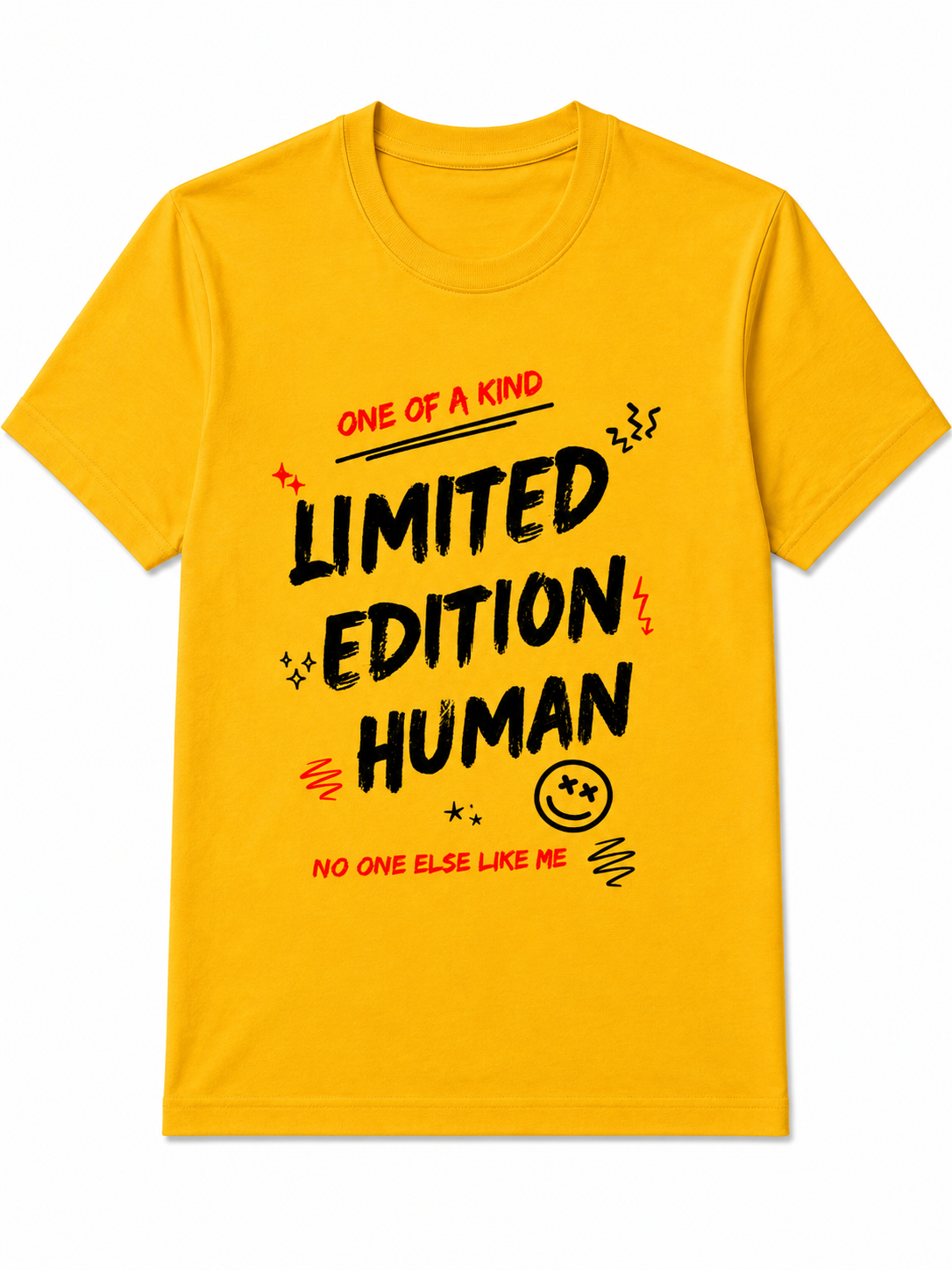Limited Edition Human | Men's Premium 180-GSM Regular Fit Cotton T-Shirt